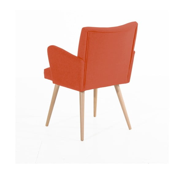 Tehlovočervené kreslo Max Winzer Albert-image-2