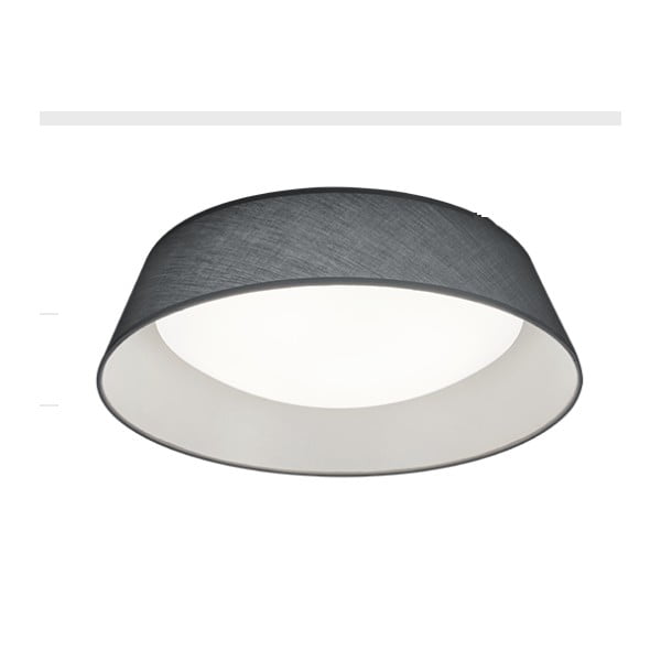 Čierne stropné LED svietidlo Trio Ceiling Lamp Ponts, priemer 45 cm