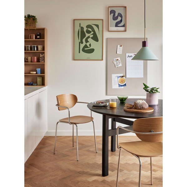 Svetlomodré závesné svietidlo ø 35 cm Crayon – Hübsch-image-2