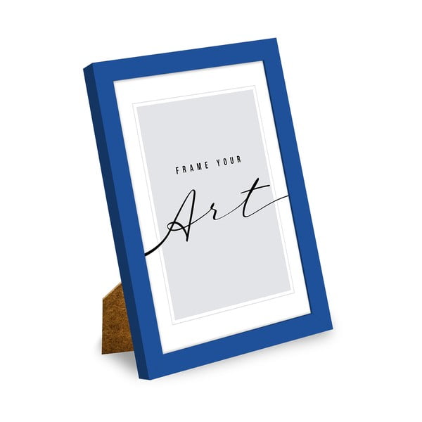 Tmavomodrý stojací/na stenu rámček 12x17 cm – knor