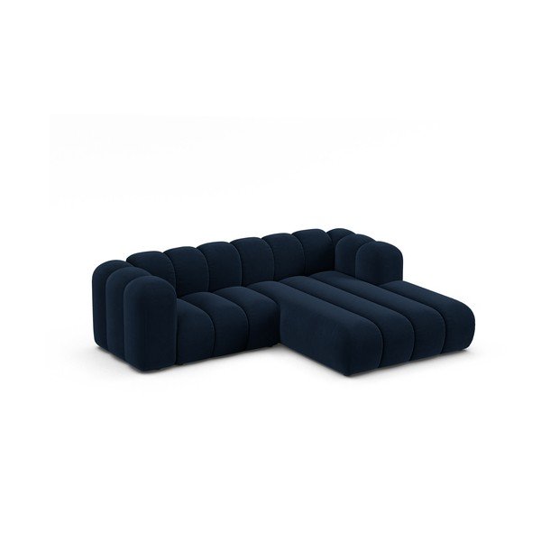 Tmavomodrá rohová pohovka (pravý roh) Lupine – Micadoni Home-image-1