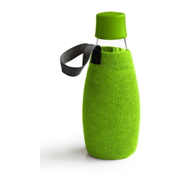 Zelený obal na sklenenú fľašu ReTap s doživotnou zárukou, 500 ml