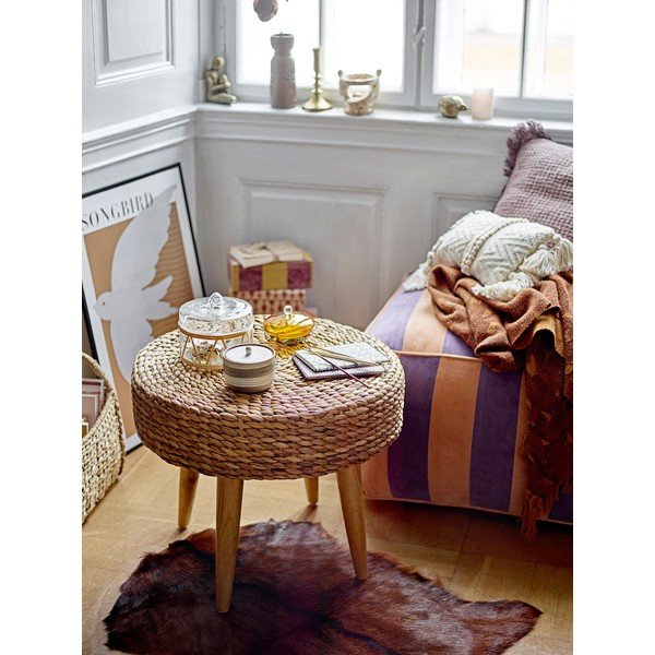 Oranžovo-fialový taburet Walder - Bloomingville-image-2