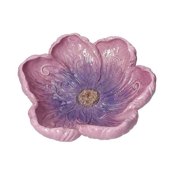 Dekoratívna tácka z polyresínu ø 26 cm Flora – Brandani