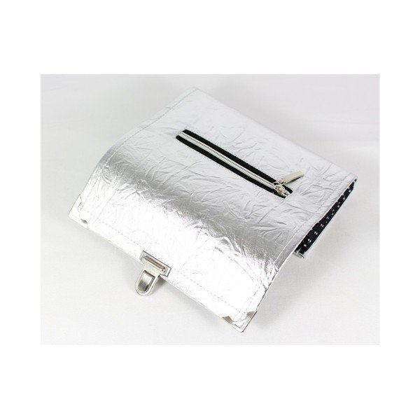 Peňaženka v striebornej farbe Dara bags Purse Big No.761-image-2