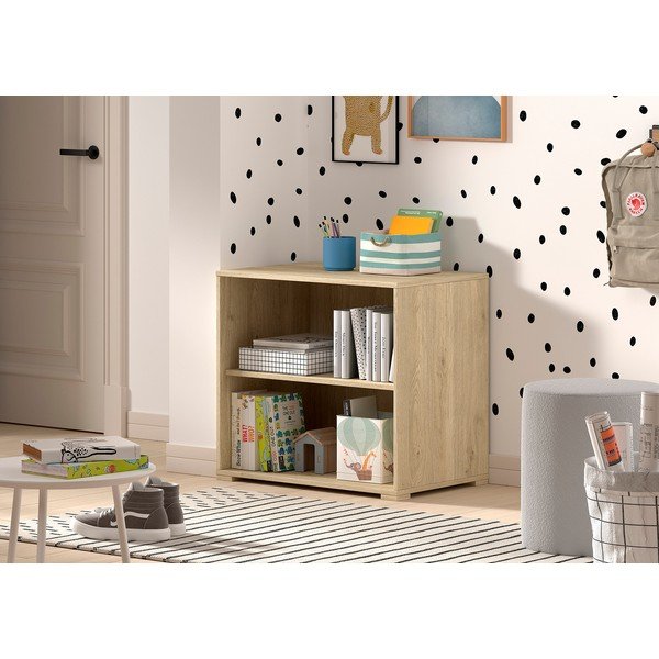 Detská knižnica v prírodnej farbe 68x62x43 cm Sam – Vipack-image-1