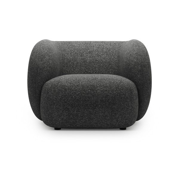 Tmavosivé kreslo Kate – Micadoni -image-1