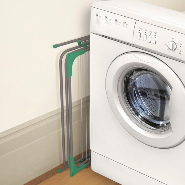 Sušiak na bielizeň v striebornej farbe Deluxe – Addis-image-2