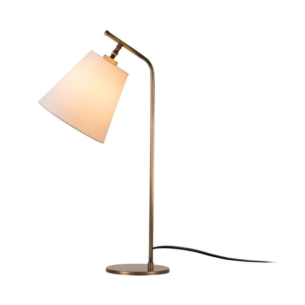Stolová lampa v bielej a bronzovej farbe (výška 67 cm) Salihini – Opviq lights