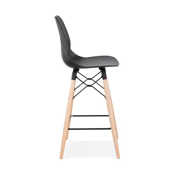 Čierna barová stolička Kokoon Marcel Mini, výška sedu 68 cm-image-2
