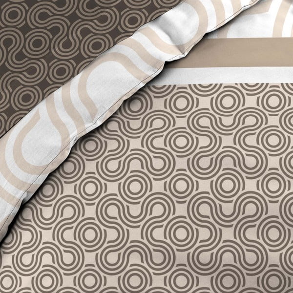 Hnedé bavlnené obliečky na dvojlôžko/predĺžené s plachtou/6-dielne 240x220 cm Pacha – douceur d'intérieur-image-2