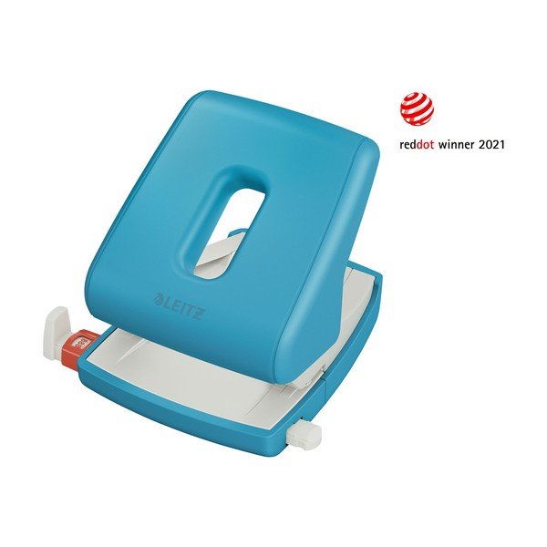 Modrý kancelársky dierovač Leitz Cosy-image-2