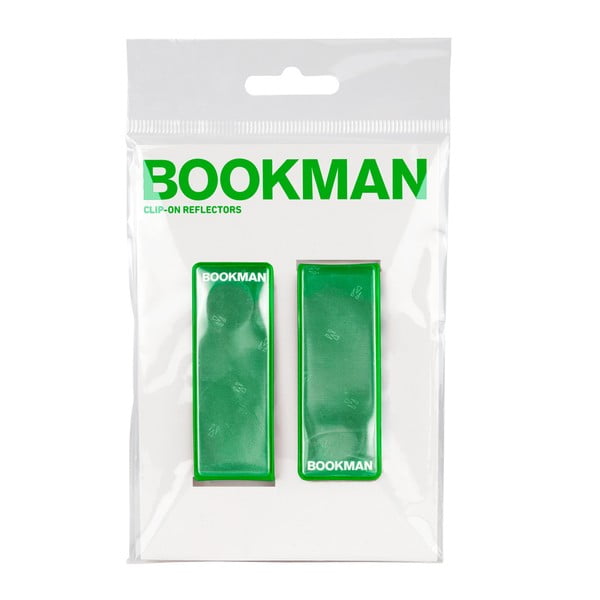 Zelená magnetická pripínacia odrazka Bookman
