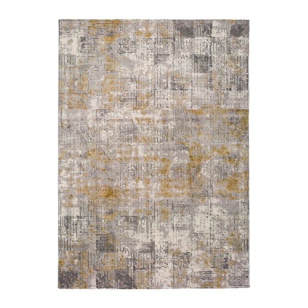 Sivý koberec Universal Kerati Mustard, 80 x 150 cm