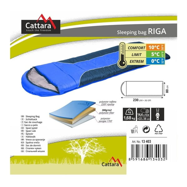 Dekový spací vak Cattara Riga-image-2