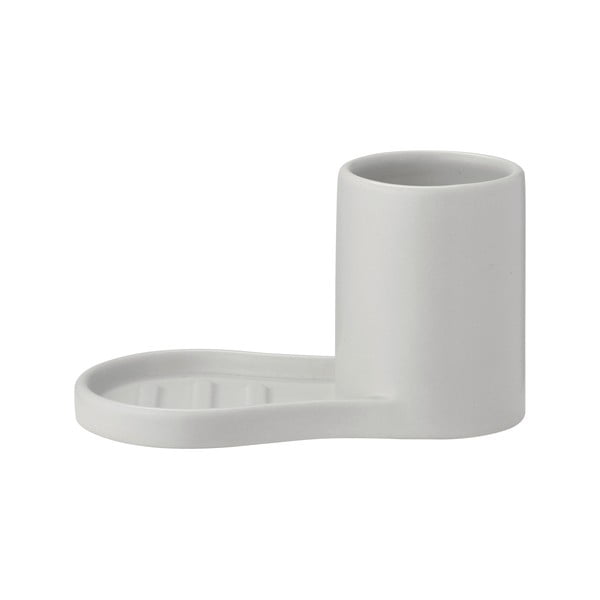 Svetlosivý kameninový stojan na umývacie prostriedky Piro – Blomus