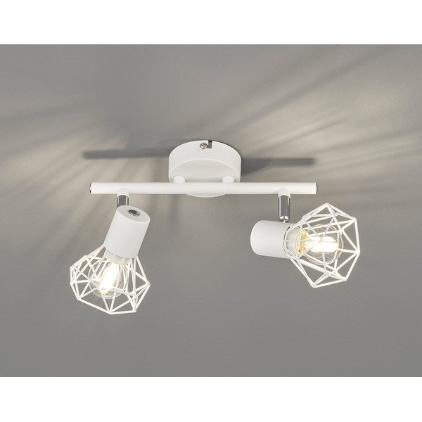 Biele bodové svietidlo 8x25 cm Ran – Fischer & Honsel-image-1