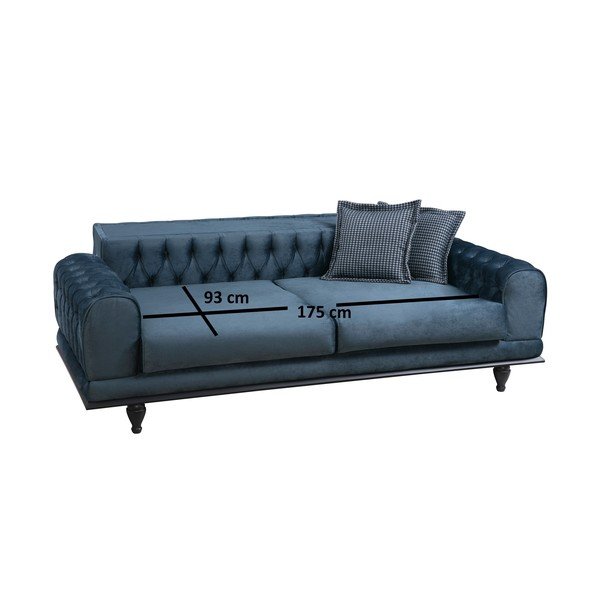 Modrá pohovka 220 cm Arredo – Balcab Home-image-4