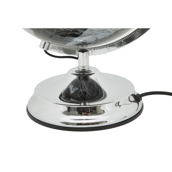 Stolová lampa v tvare glóbusu Mauro Ferretti Globe Silver, ø 25 cm-image-2