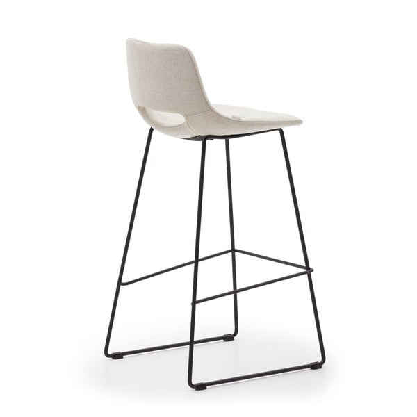 Béžová barová stolička (výška sedadla 76 cm) Zahara – Kave Home-image-2