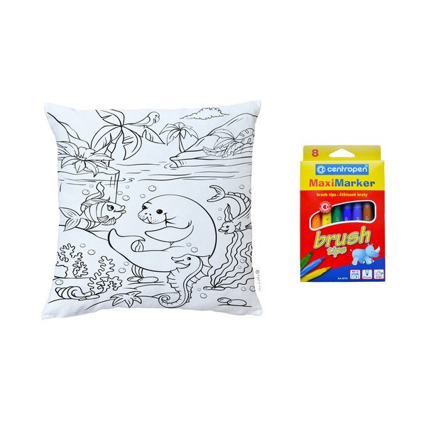 Vyfarbovacia obliečka na vankúš Butter Kings Beach, 45 x 45 cm