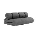 Tmavosivá rozkladacia pohovka vhodná do exteriéru Karup Design Design OUT™ Buckle Up Dark Grey