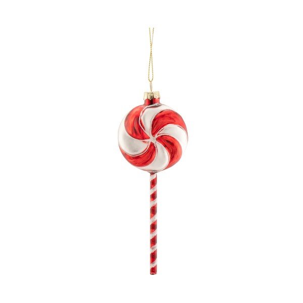 Sklenená vianočná ozdoba 2,5 cm Christmas Lollipop – Sass & Belle