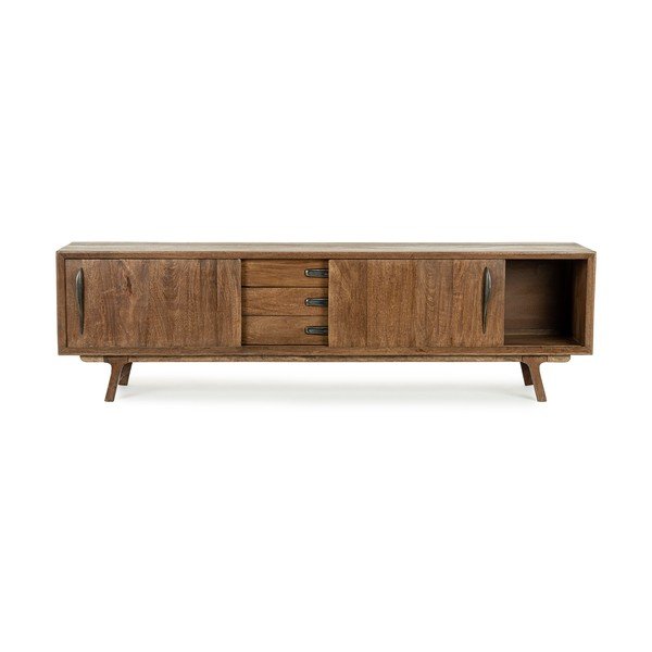 TV stolík z mangového dreva v prírodnej farbe 200x60x43 cm Sherman – Bizzotto-image-1