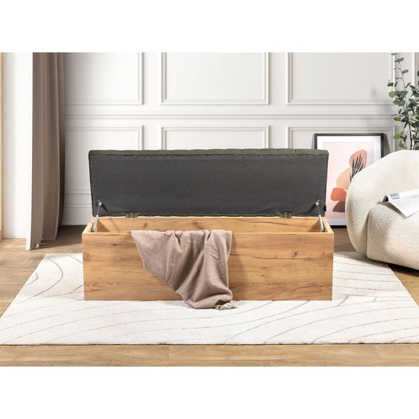 Lavica v zelenej a prírodnej farbe Oceane – Bobochic Paris-image-4