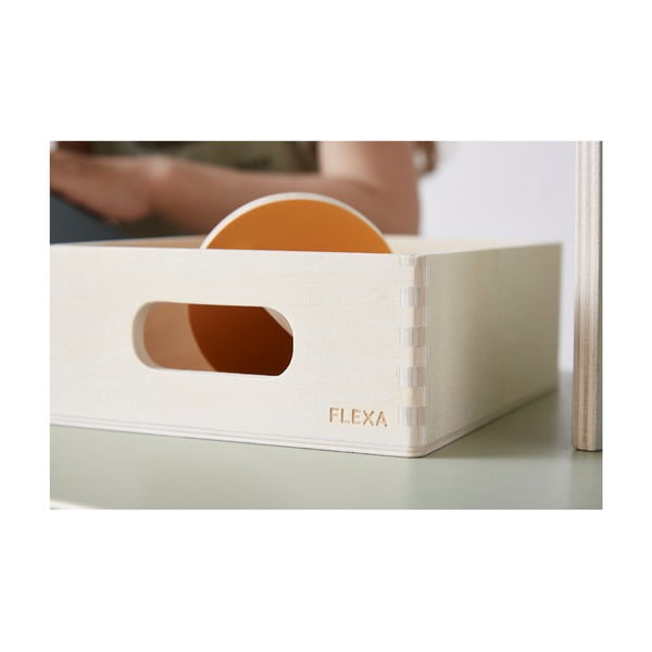 Drevený detský hrací set Flexa Play Shop Fruits-image-2