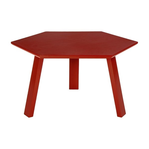 Konferenčný stolík Hexagon Red, 47x37x47 cm