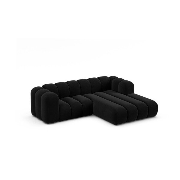 Antracitová rohová pohovka (pravý roh) Lupine – Micadoni Home-image-1