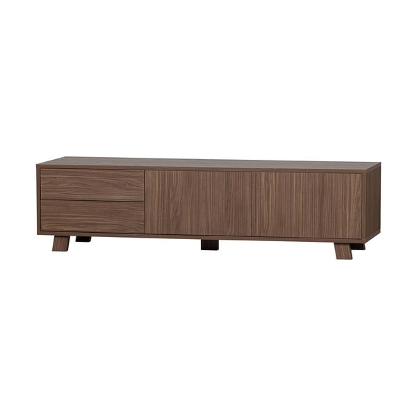 TV stolík v dekore orecha v prírodnej farbe 160x42 cm Seppe – WOOOD-image-2