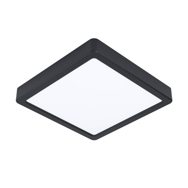 Čierne LED stropné svietidlo 21x21 cm FUEVA 5 – EGLO