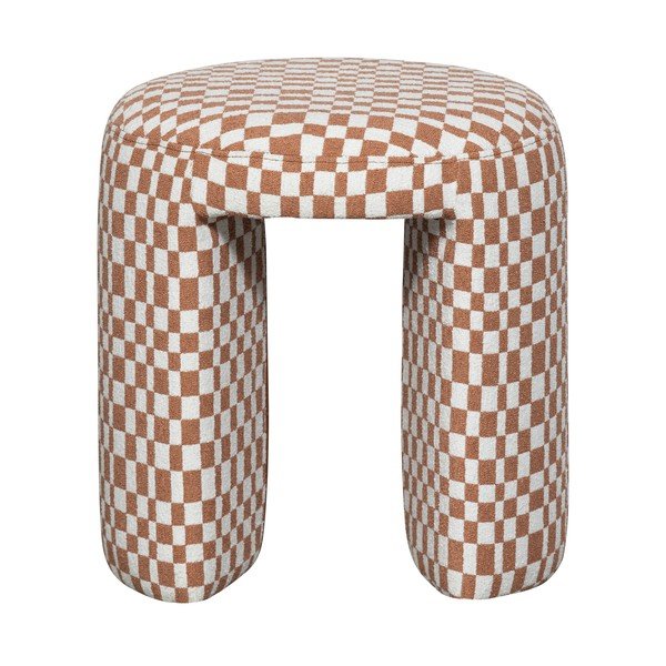 Oranžová čalúnená stolička Charlie – WOOOD