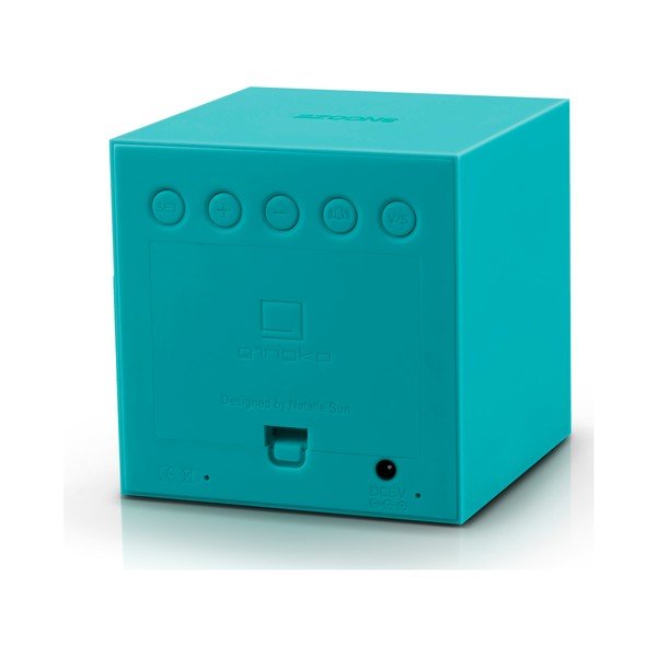 Tyrkysovomodrý LED budík Gingko Gravitry Cube-image-4