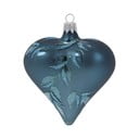Súprava 3 modrých sklenených vianočných ozdôb Ego Dekor Heart