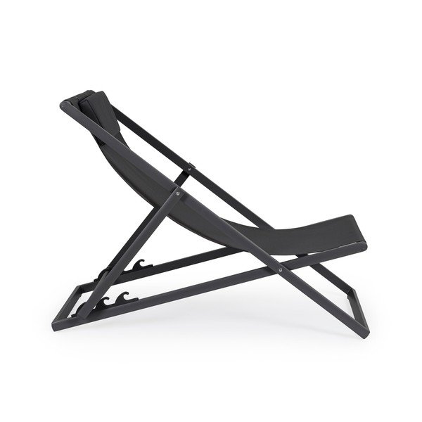 Antracitové kovové záhradné ležadlo Taylor – Bizzotto-image-2