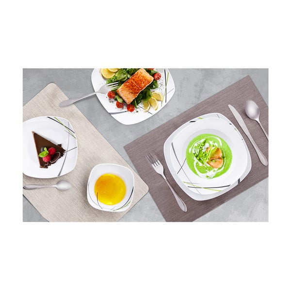 18-dielna súprava porcelánového riadu Orion Green-image-2