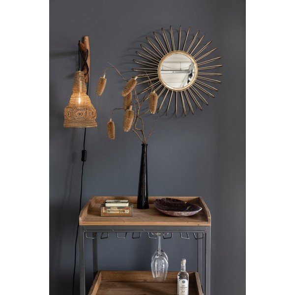 Nástenné zrkadlo ø 50 cm Selena – White Label-image-2