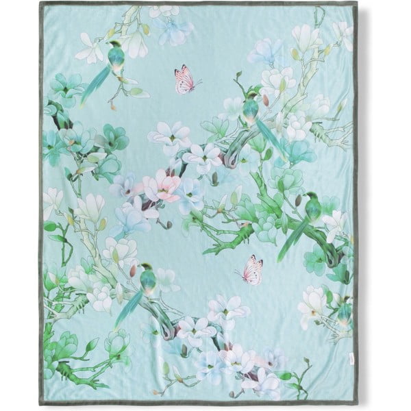 Zelená obojstranná deka Descanso Shi, 130 x 160 cm-image-2