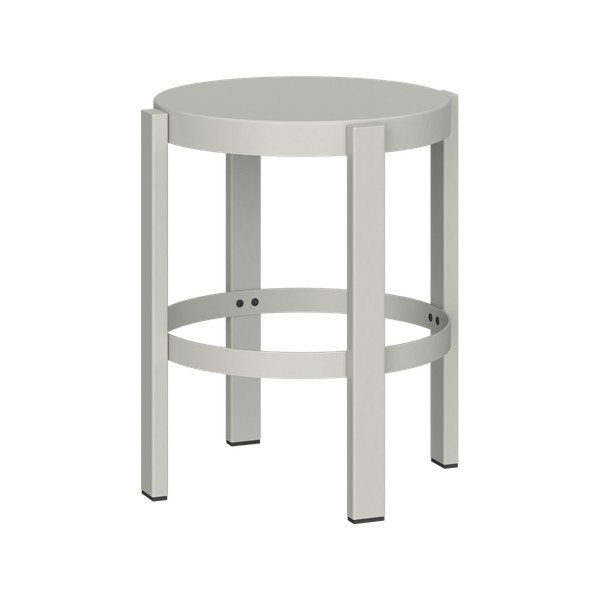 Svetlosivá oceľová stolička Doon – noo.ma