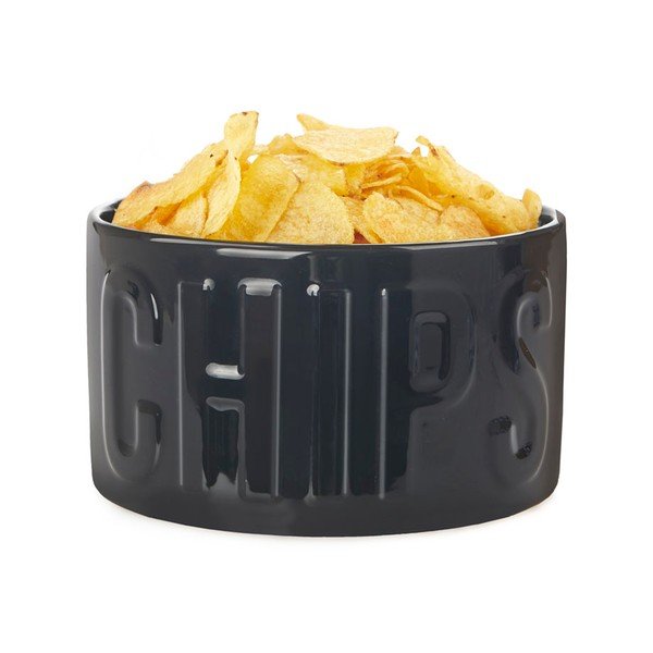 Čierna keramická servírovacia miska 1 l Chips – Balvi-image-3
