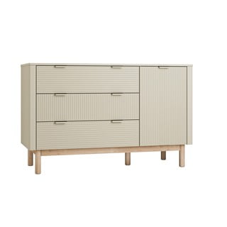 Béžová nízka detská komoda 144,5x52 cm Miloo – Pinio