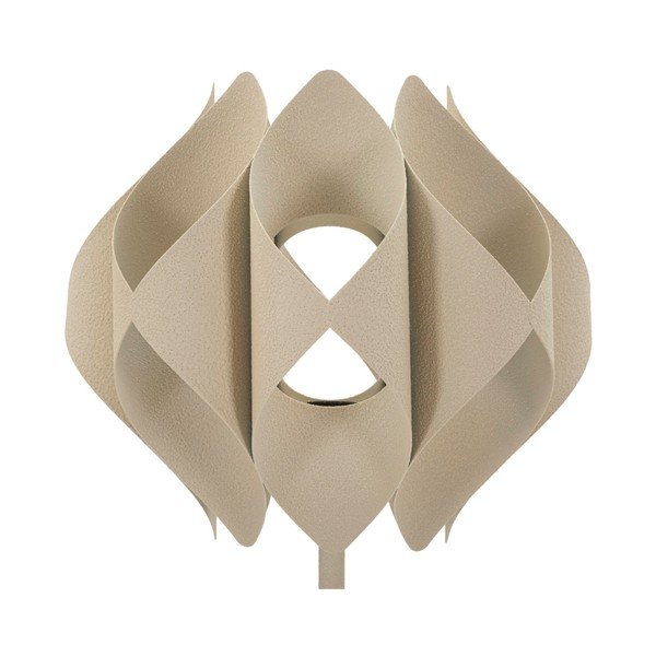 Béžová stojacia lampa s kovovým tienidlom (výška  155 cm) Space – Mauro Ferretti-image-2