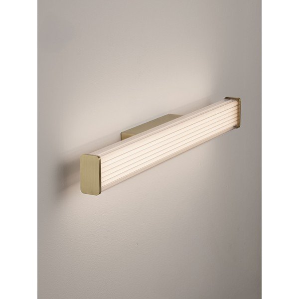 Kovové LED nástenné svietidlo v matne zlatej farbe Misty – Nova Luce-image-2