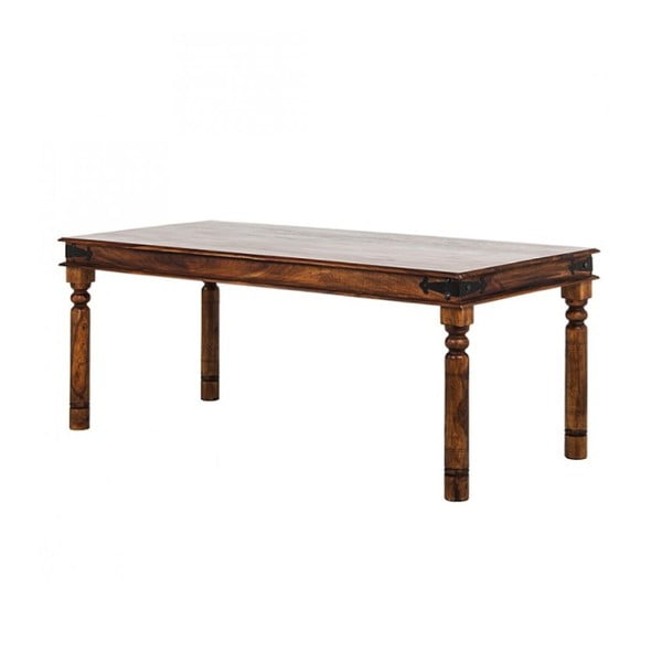 Jedálenský stôl z palisandrového dreva v medovom odtieni Massive Home Nicco, 140 x 90 cm