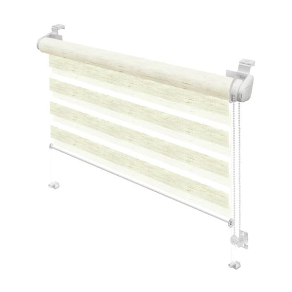 Roleta deň a noc v prírodnej farbe 97x150 cm Zebra Silvalin – Gardinia-image-1