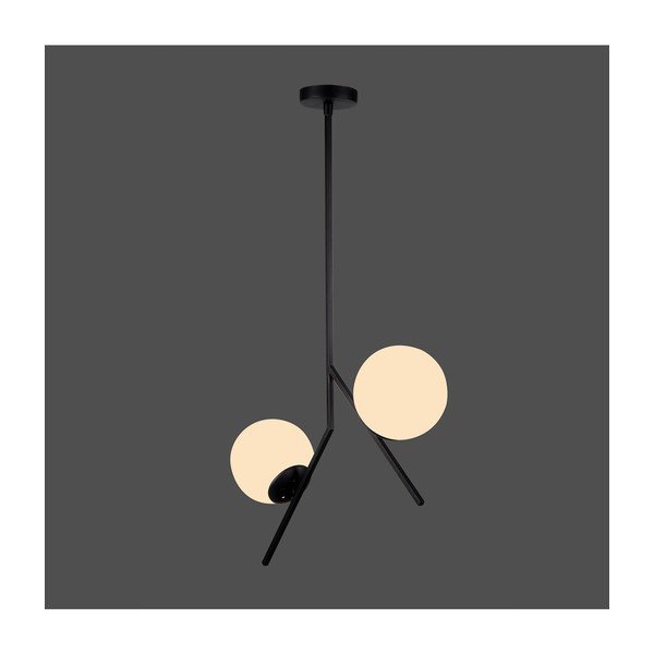 Čierne závesné svietidlo Squid Lighting Diagonal, výška 74 cm-image-4