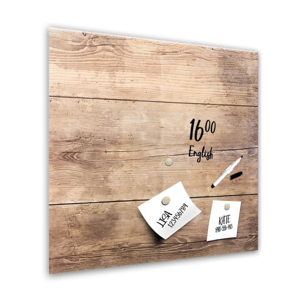 Magnetická tabuľa Styler Wood, 30 × 30 cm-image-1